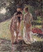 Camille Pissarro Bath oil painting picture wholesale